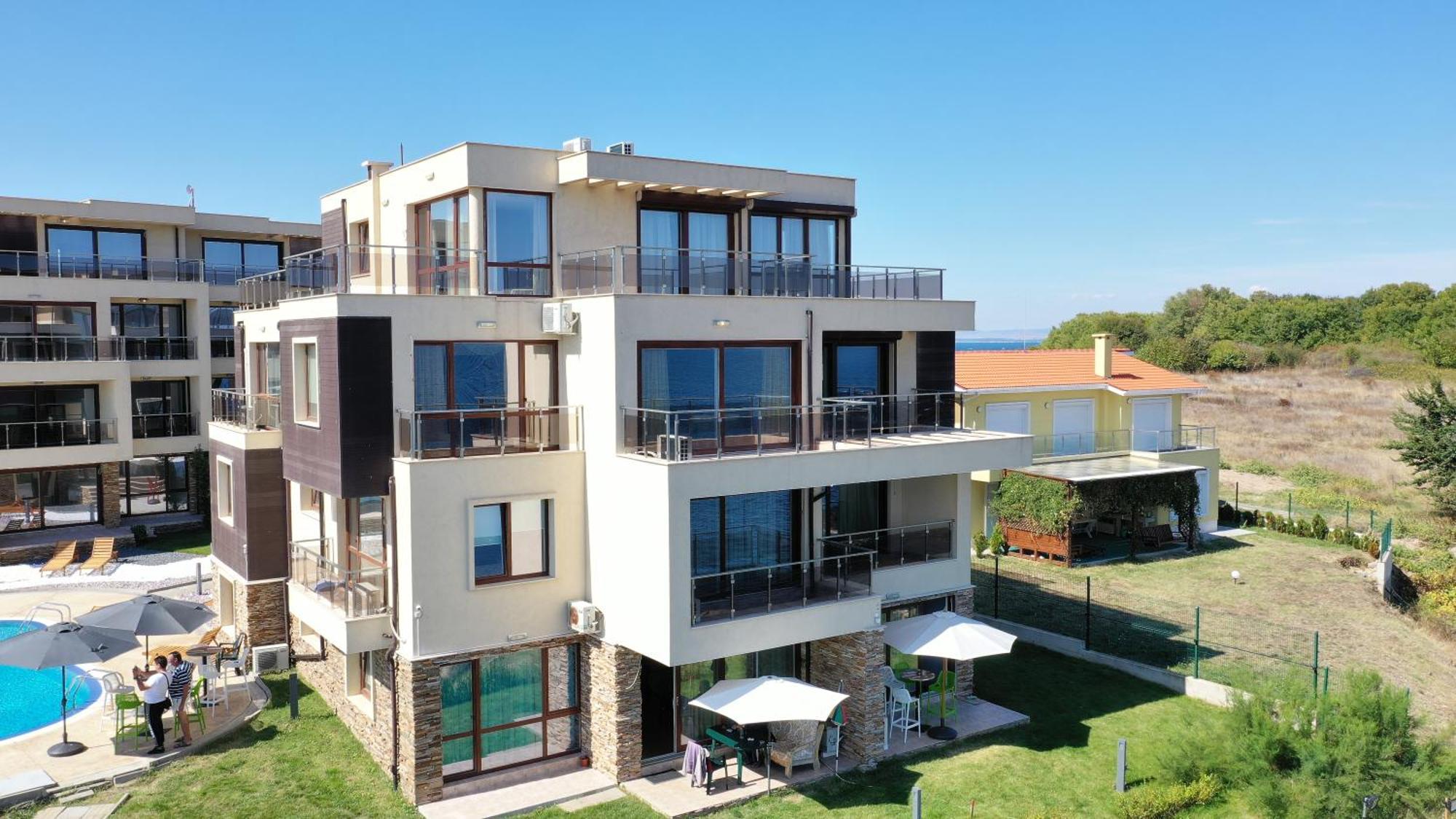 Apartamento Swan Bay Complex Chernomorets Exterior foto
